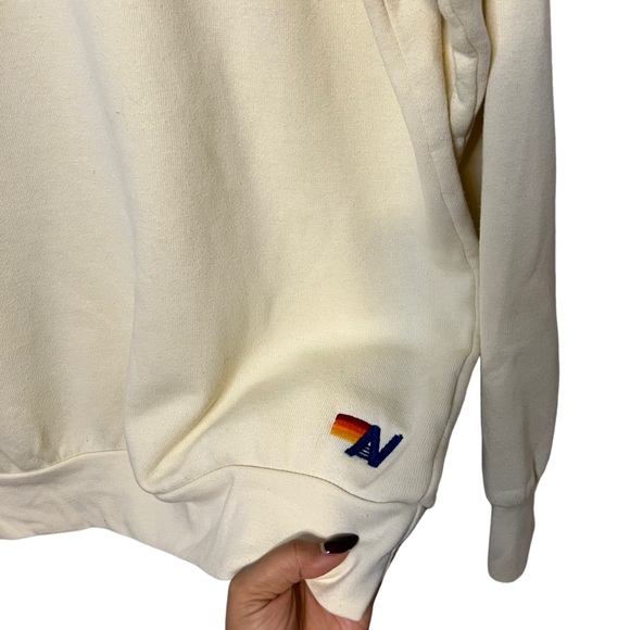 Aviator Nation Smiley Face Sweatshirt Womens Size L Crewneck - Picture 3 of 6